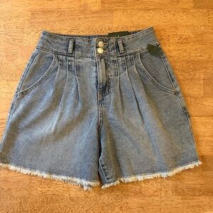 Wild Fable Blue Jean Shorts with Frayed Hem